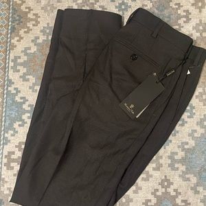Massimo Dutti checkered dark grey pants